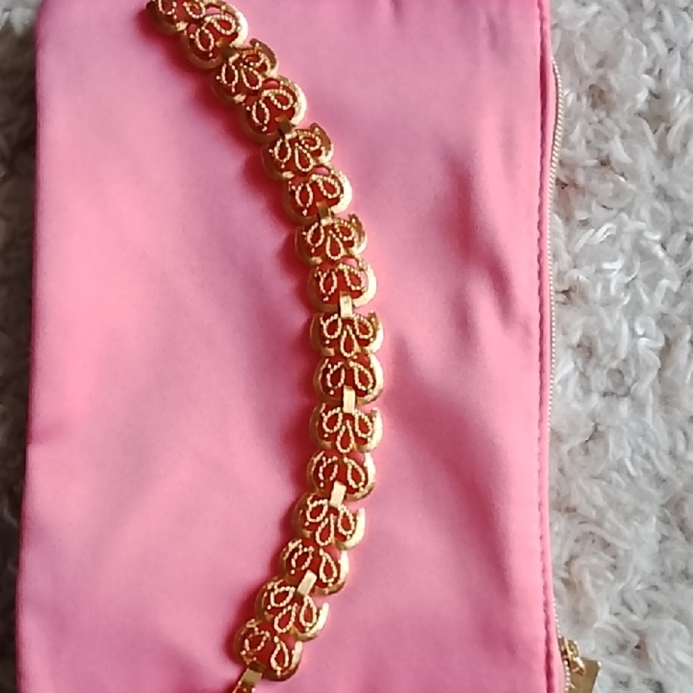 Crown Trifari Vermeil Bracelet
